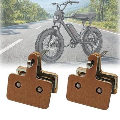 2PCS Sintered Brake Pads for TST R002/Macfox M16 Dirt Bike, for Aventon Pace 350/Pace 500, Lectric XP 1.0/2.0/3.0, Electric Bike Rear Front Disc Brake Pads Replacement Parts Accessories
