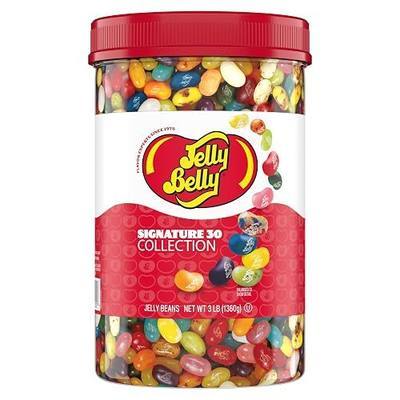 Jelly Belly Signature 30 Jelly Bean Collection - 3 Pound (48 Ounces) Tub - Genuine, Official, Straight from the Source | Assorted gourmet flavors in resealable container. Perfect for parties, gifts, candy buffets. Kosher certified, gluten-free.