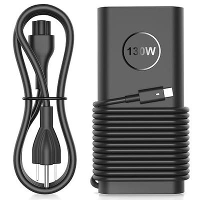 130W USB C Laptop Charger Compatible with Dell Precision 5530 5550 5560 5570 5750 5760 5770,Latitude 5401 5411 5501 5511 5520,XPS 15 17 9575 9500 9700 DA130PM170 HA130PM170 0K00F5 Computer Power Cord