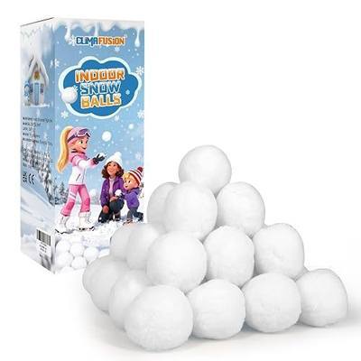 20 Pack Fake Snowballs for Kids 2 Inches Artificial Snowballs for Indoor and Outdoor, Winter Toy Games Fights, Fun Party Activities (20 Pack)