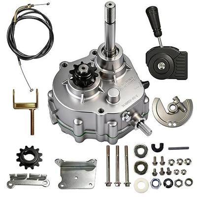 JNDO Go Kart Forward Reverse Gearbox Kit 30 Series for 212cc 420cc Engine | for 212cc 420cc engines, 30 series torque converter, 5/8in shaft, shifter included, for golf carts, DIY vehicles
