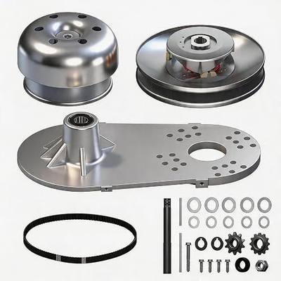 JNDO Super 30 Series Torque Converter Kit 3/4" for Go Kart Mini Bike | 3/4in bore driver, asymmetrical clutch, 10T #41/40/420 sprocket, 12T #35 sprocket, 3HP-15HP, go kart, mini bike