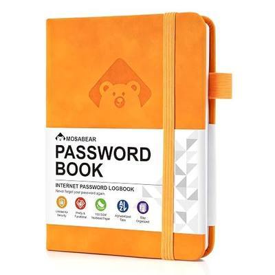 Password Book with Alphabetical tabs Internet Address Organizer Logbook Small Pocket Password Keeper for Website Logins