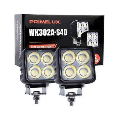 4In 14000LM LED Tractor Lights, IP68 Waterproof Flood Beam 2PCS | 184W Pair, 150°Flood Beam, IP68 Waterproof, 5700K Daylight, 12V-24V LED Work Lights for Truck, ATV, UTV, Farm & Off-Road