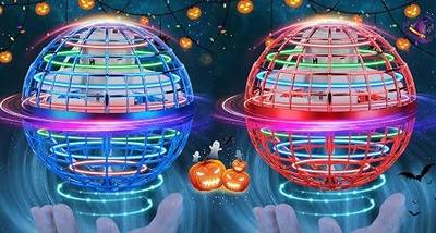 Flying Orb Ball Toys, Hand Controlled Flying Orb Magic Ball, RGB Led Lights Boomerang Spinner, Drone Cool Toys for 6 7 8 9 10 11 12+ Years Old Boy Girls Birthday 2-Pack