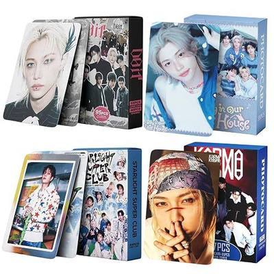stray-kids 4Pack/332 Pcs Photocards Set Album Photo Cards Lomo Cards Album lomo Card Set stray-kids Merch for Fans Gifts (4 PACK/332 PCS)