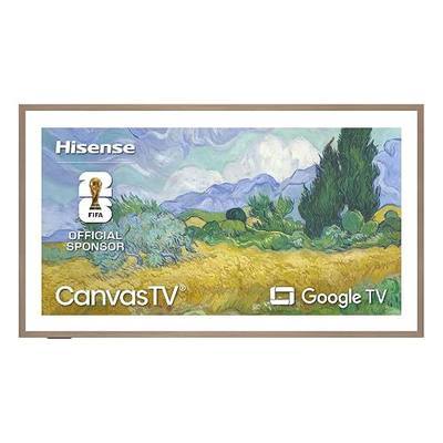 Hisense 55“ Hi-QLED S7 CanvasTV Series 4K UHD Google Smart Art TV (55S7SG, 2026 New) - 144Hz, Art Mode, Anti-Glare Panel, Dolby Vision HDR, Hi-Matte Display, Frame & UltraSlim Wall Mount Included