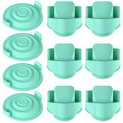 4pcs Diaphragm and 6pcs Duckbill Valves Compatible with Elvie Pump Parts and Elvie Wearable Pump, Food-Grade Silicone, BPA-Free, (Not Original Elvie Pump Accessories)