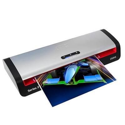 GBC Laminator Machine, Smart Entry LED Guides, Jam Release, Wide 13" Input, Includes Laminating Sheets (250HS)