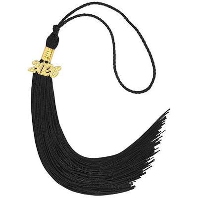 1 Pack 2026 Graduation Tassels, Black Academic Graduation Cap Hat Tassel with Gold Charm, Tassels Memorial Grad Cords Class of 2026 College High School for 2026 Graduation Ceremonies Accessories