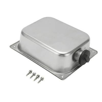 1.85 Gal Stainless Steel Capacity Fuel Gasoline Petrol Tank Compatible with Webasto Eberspacher 12V/24V Diesel Parking Heater