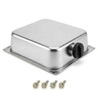 2.5 Gal Gasoline Stainless Steel Fuel Tank Compatible with Webasto Eberspacher 12V/24V Diesel Parking Heater
