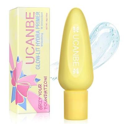 UCANBE Gripping Makeup Primer for Face – Hydrating Jelly Primer for Long Lasting Makeup, Pore & Texture Smoothing Gel Primer for Foundation Application for Dry & Textured Skin, Silent Blue
