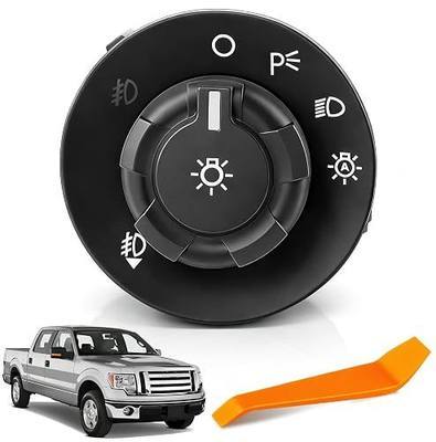 Headlight Dimmer Switch Compatible with Ford F150 (2009-2014), Ford F250 F350 F450 F550 Super Duty (2011-2016), Fog Light Headlamp Switch Replaces 9L3Z11654CA, HLS1463