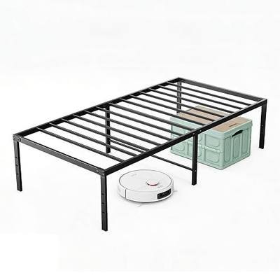 Sweetcrispy Twin Metal Bed Frame, Platform Bed Frame, 18 Inch | Easy Assembly, Twin Size 18 Inch Platform Bed Frame, Heavy Duty Metal Foundation Frame, Noise-Free Sturdy Steel Slats