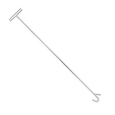 5th Wheel Pin Puller, 36" Length, Chrome Plated Heavy Duty 5th Wheel Puller Hook, w/Double Hook, (20, Chrome)