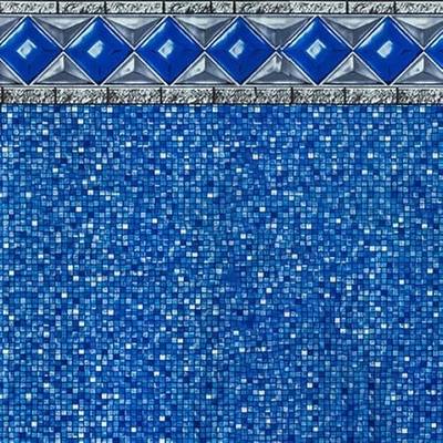 Swimline Unibead Pool Liner for Above Ground Pools, Crystal Tile, 24 (Round), 54 Inch Wall, 25 Gauge