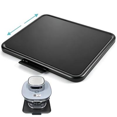 SICHEER Rolling Appliance Tray for Ninja Crispi Pro, Heavy Duty Metal Appliance Slider with Wheels, Under Cabinet Moving Caddy for Air Fryer, Coffee Maker, Blender & Kitchen Appliances