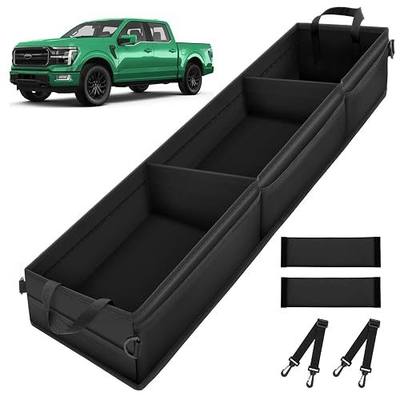 Autorder Under Seat Storage Box Organizer with 3 Detachable Dividers, Compatible with 2015-2026 Ford F150 SuperCrew Cab & Crew Cab, Fits 2017-2024 F250 F350 F450 F550 Super Duty Underseat Storage