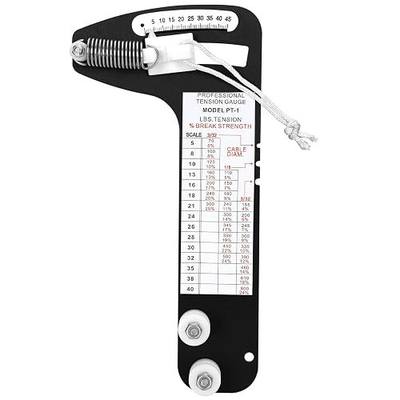 PT-1 Sailboat Rigging Tension Gauge, Professional Wire Rope Standing Rigging for 3/32", 1/8", 5/32" Diameter Wire Cable, Hands-Off Accurate Rigging Tool Rated up to 800 lb, for Sail Rigging