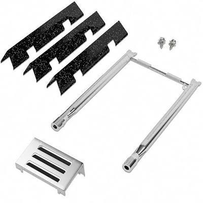 Grill Parts for Weber Spirit II 200, Burner Flavorizer Heat Deflector Set | for E-210 S-210 E-220 S-220 Parts, 7635 67045 Flavorizer Bars, 67024 69785 Burner Tubes & 67060 Heat Deflector Kit
