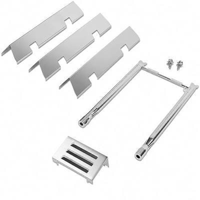 Grill Replacement Parts for Weber Spirit II 200, GS4 Spirit 2 Grill Parts | 7635 67045 Stainless Steel Flavorizer Bars, 67024 69785 Burner Tubes & 67060 Heat Deflector Kit