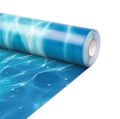 Inkspire Ocean Sea Bulletin Board Paper Roll,14.8FTx18.5IN Large Reusable Waterproof Erasable Classroom Wall Background Backdrop Paper,Fade-Resistant Fabric Wrapping School Decors Teacher Supplies