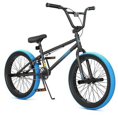 67i Boys BMX Bike 18/20 Inch Ages 8-12 Kids Bicycle with Front Rear U Brake Adjustable Seat Iron Fork 2.09" Wide Tires