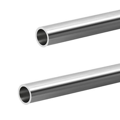 3/8” OD Stainless Steel Tubing, 12” Length Metal Round Pipe, 2PCS | 304 Grade Stainless Steel, Wall Thickness 0.89mm, Heavy Duty Seamless Pipe, Polished Burr-free Surface, for DIY Decoration