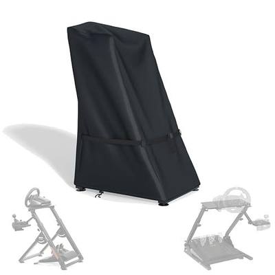 Racing Wheel Stand cover,L26"×W17"×H33"(Cover only; mount sold separately) | Waterproof and dustproof—ideal for protecting your racing simulator equipment when it's not in use or stored in the garage