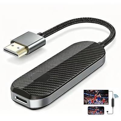 iShare iOS Wireless HDMI Display Adapter for iPhone iPad & Laptop, TikTok Viral Mirroring & Extended Display, 5GHz 1080P HD, Plug & Play No App, Stream YouTube TikTok to TV (Not Support Netflix)