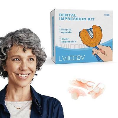 Custom Partial Dentures (4 Teeth) | Removable Portable Dental Flipper Tooth for Women & Men Miss Teeth