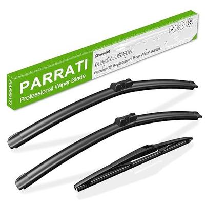 PARRATI® 3PCs Windshield Wiper for Chevrolet Equinox EV 2024-2025 Exact Replacement - 26+24+11 - All Season Graphene Coating Quiet Streak Free