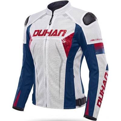 Motorcycle Jacket Women with CE 2 Certified Armored Mesh Motorcycle Jacket for Summer with Reflect Design