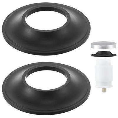 Dreyoo 2 Pack Tub Stopper Gasket for Tub Drain Assemblies, Replaces Stopper Bathtub Drain Gasket, for Tip Toe Style Bathtub Stoppers (2-1/16 in. x 1 in. x 1/4 in), Easy Installation