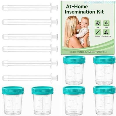 At Home Insemination Kit for Women (6 Pack) - Disposable Sterile Syringes