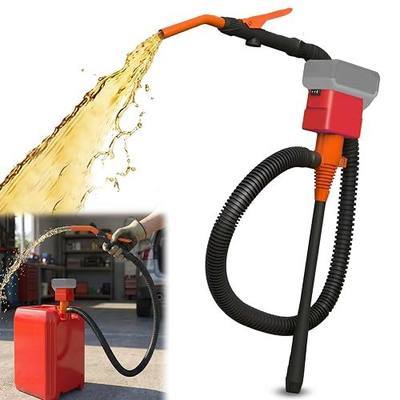 5 Gpm Cordless Fuel Transfer Pump, Portable Gas Transfer Pump | Compatible with Mil. waukee 18V Batteries, Inclusion 34" Hose for Diesel, Gasoline (Without Battery)