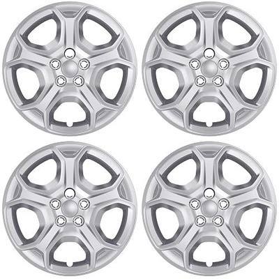 4-Pack 17 inch Hubcaps Compatible with Ford Escape 2013-2026, Fit for 17" Steel Wheel, Replaces OEM #GJ5Z-1130-A, Rim Cover Hub Cap (Silver Color)