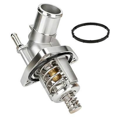 12674639 Aluminum Thermostat Housing Fits For 2014-2020 Chevy Silverado 1500 Suburban Tahoe GMC Sierra 1500 Yukon Yukon XL Cadillac Escalade