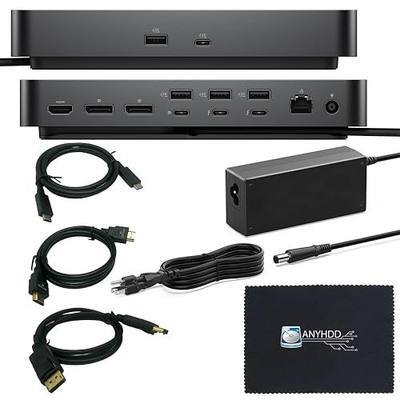 Dell Pro Thunderbolt 5 Smart Dock SD25TB5 300W Power Delivery Includes Anyhdd Display Port Cable + Anyhdd HDMI Cable + C to C Cable + Cleaning Cloth + Supports Up to Four 4K 60Hz Displays