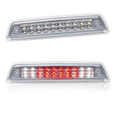 Third 3rd Brake Light LED High Mount Stop Light for 2009-2014 Ford F150, 10-14 Lincoln Mark LT, Rear Center Cab Roof Tail Cargo Lamp, NOT FIT SVT Raptor&Models with Hill Descent Control (Chrome)