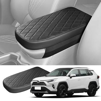 rav4 center console cover pad suitable for 2019 2020 2021 2022 2023 2024 2025 faux leather Toyota armrest mat waterproof wear resistant and scratch resistant center console protection accessory