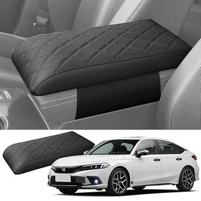 civic center console cover pad suitable for 2022 2023 2024 2025 2026 faux leather honda civic armrest mat waterproof wear resistant and scratch resistant center console protection accessory