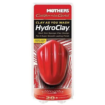 Mothers California Gold HydroClay (07245) | Sponge-Clay Design Removes Overspray, Mineral Deposits, Pollen, Bird Droppings & Rail Dust, Restores Smooth, Brilliant Paint