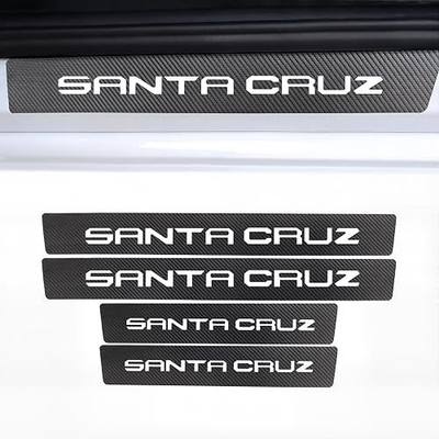 for Santa Cruz Door Sill Protector Accessories, Car Door Sill Guard Decoration(White)