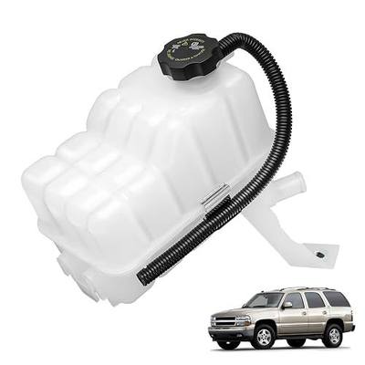 603-102 Engine Coolant Reservoir Tank for 99-07 Chevy Silverado 1500 Tahoe | Antifreeze Radiator Reservoir Tank with Cap & Sensor for GMC Sierra 1500 2500 3500, Yukon Replacement OE 19353731, 15075118