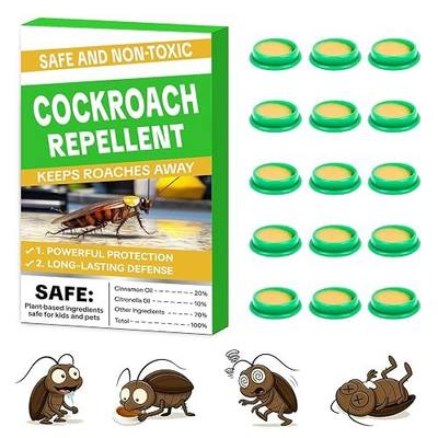 Cockroach Gel Bait Traps, 32 Pack Cockroach Repellent Indoor Home, Roach Deterrent, Pet Safe Roach Repeller Outdoor, Keep Roaches Away, Get Rid of Roaches for House, Hotel,Warehouse