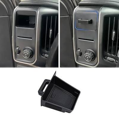 JKCOVER Storage Drawer Tray Compatible with 2014-2018 Chevy Silverado/GMC Sierra 1500 and 2015-2019 Silverado/Sierra 2500/3500 HD Accessories Center Console Organizer Cubby Extra Box(Patent Design)