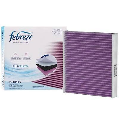 Febreze Odor Control Cabin Air Filter by PUREFLOW RZ18149 Fits 2001-2009 Toyota Prius 1.5L; 2003-2009 4Runner 4.0L, 4.7L; 2004-2006 Sienna 3.3L; 2007-2014 FJ Cruiser 4.0L