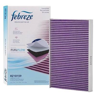 Febreze Odor Control Cabin Air Filter by PUREFLOW RZ18159 Fits 2018-2026 Alfa Romeo Stelvio 2.0L; 2017-2026 Giulia 2.0L; 2017-2024 Giulia 2.9L; 2018-2024 Stelvio 2.9L